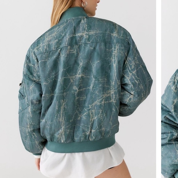 BDG Marcy Nylon Bomber Jacket - Picture 2 of 10